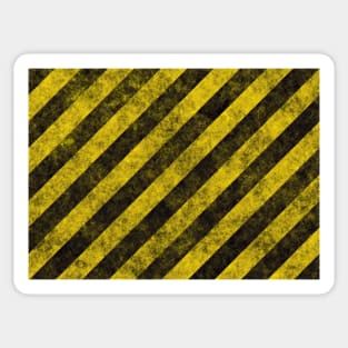 Hazard Stripes - Never Lose Things Again Sticker